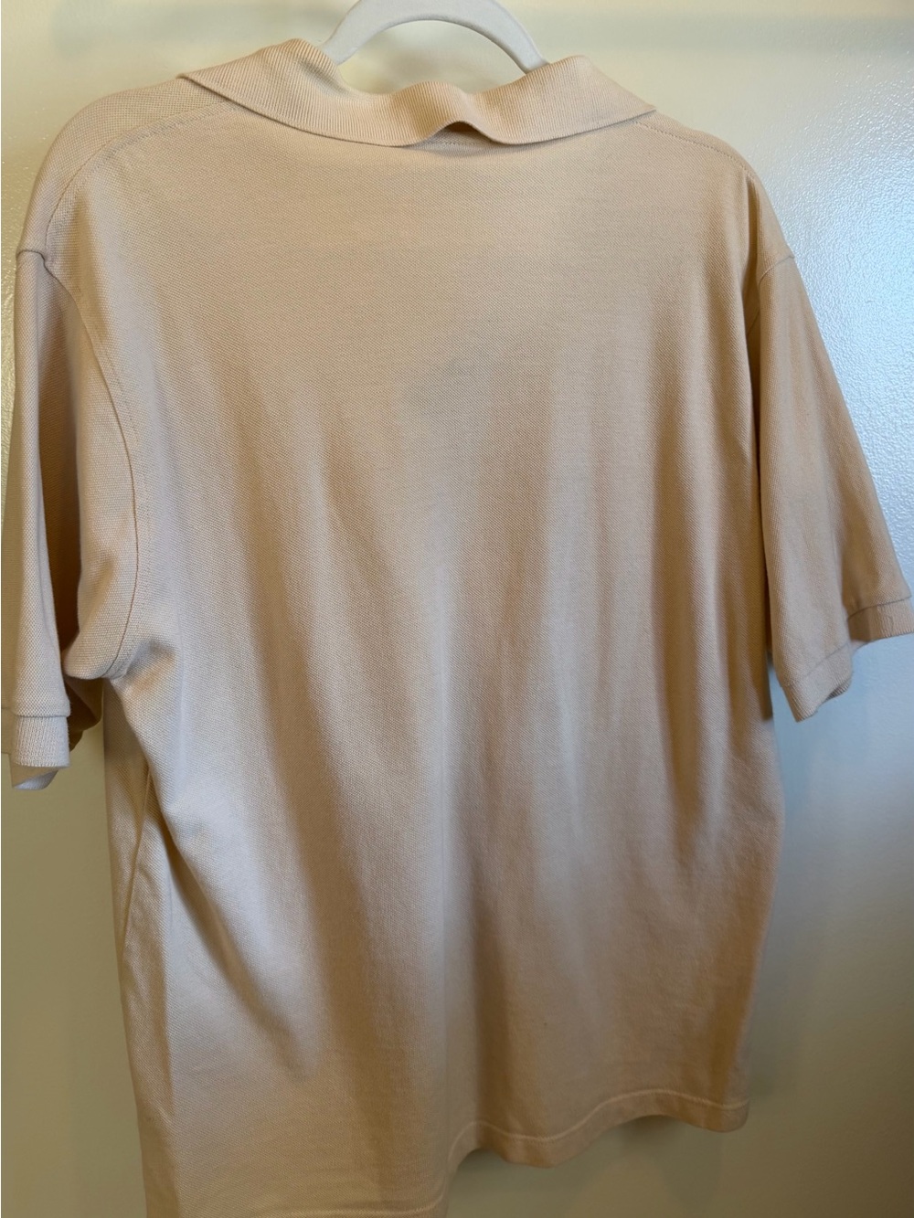 Burberry Beige Polo with Signature Check Placket - Picture 3 of 7
